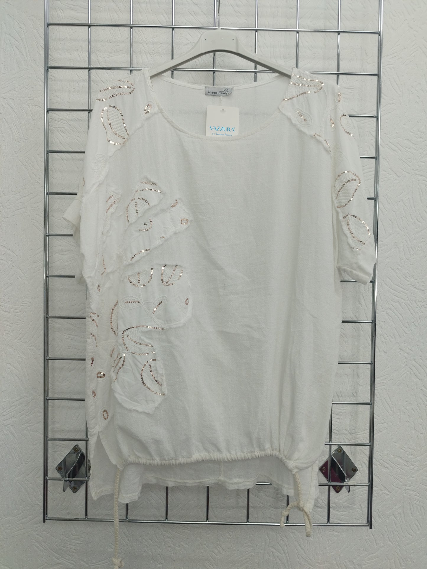 Blusenshirt in Leinenoptik onesize 42-46, verschiedene Farben