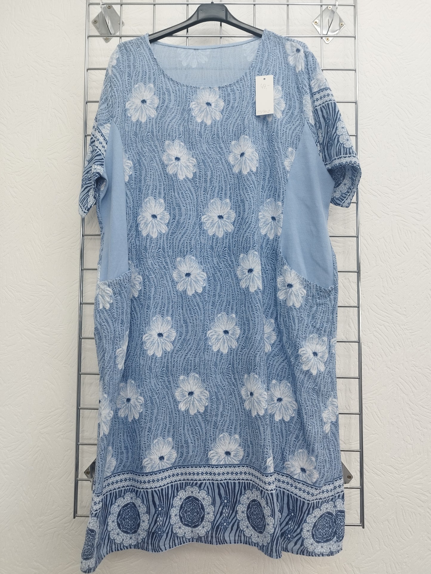 Kleid in Leinenoptik onesize 42-46, verschiedene Farben