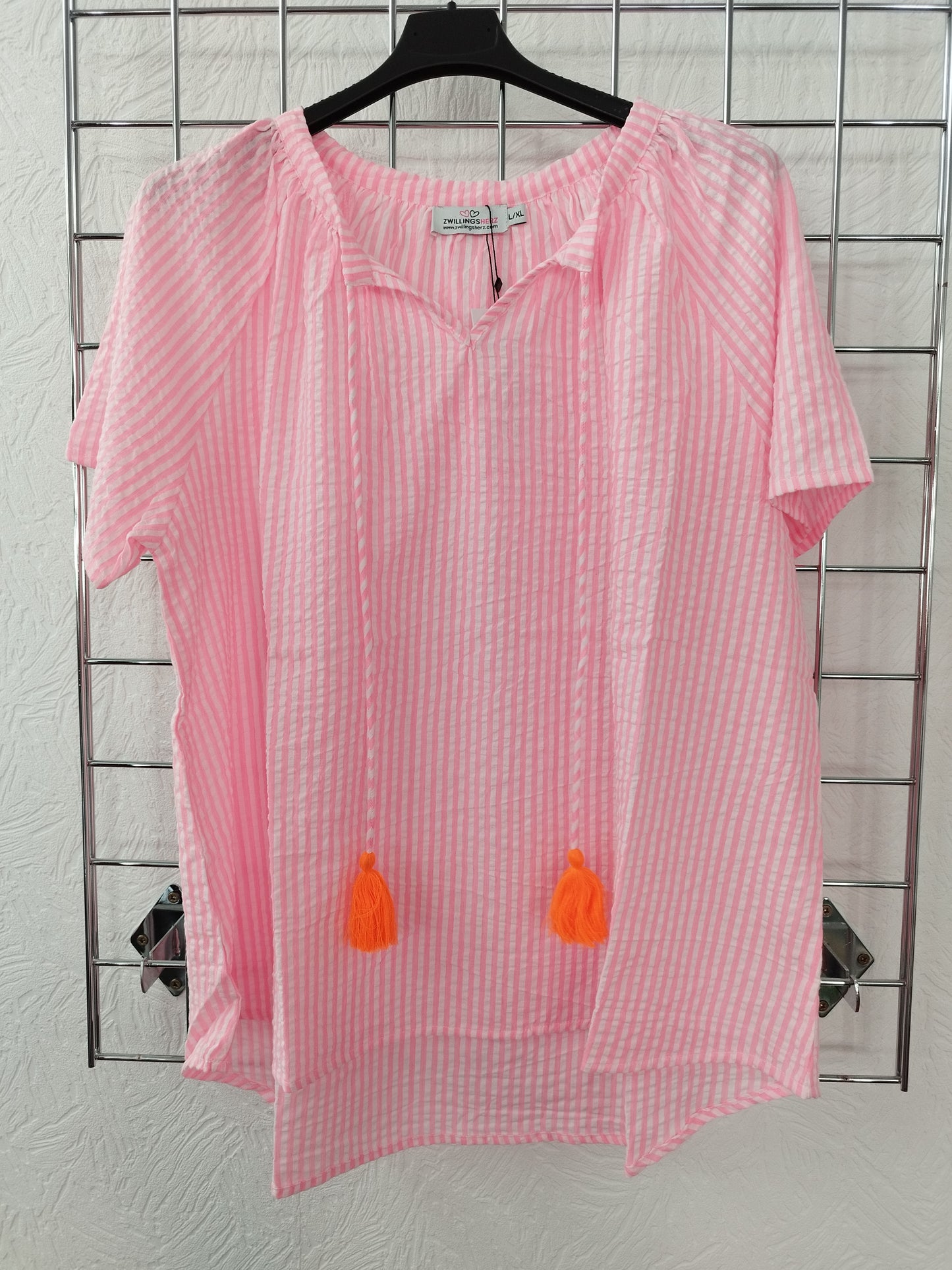 Zwillingsherz Bluse onesize 38-44, verschiedene Farben