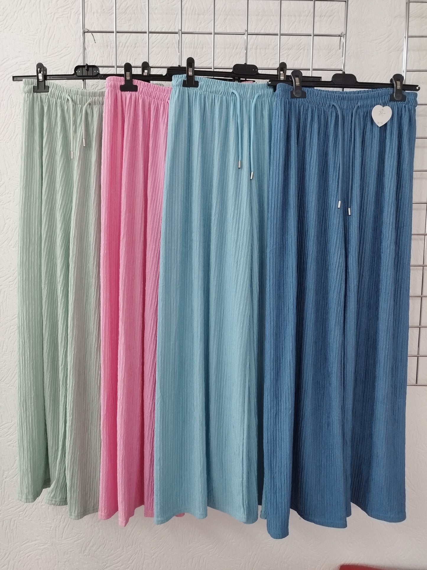Hose Crinkeloptik onesize 36-42, verschiedene Farben