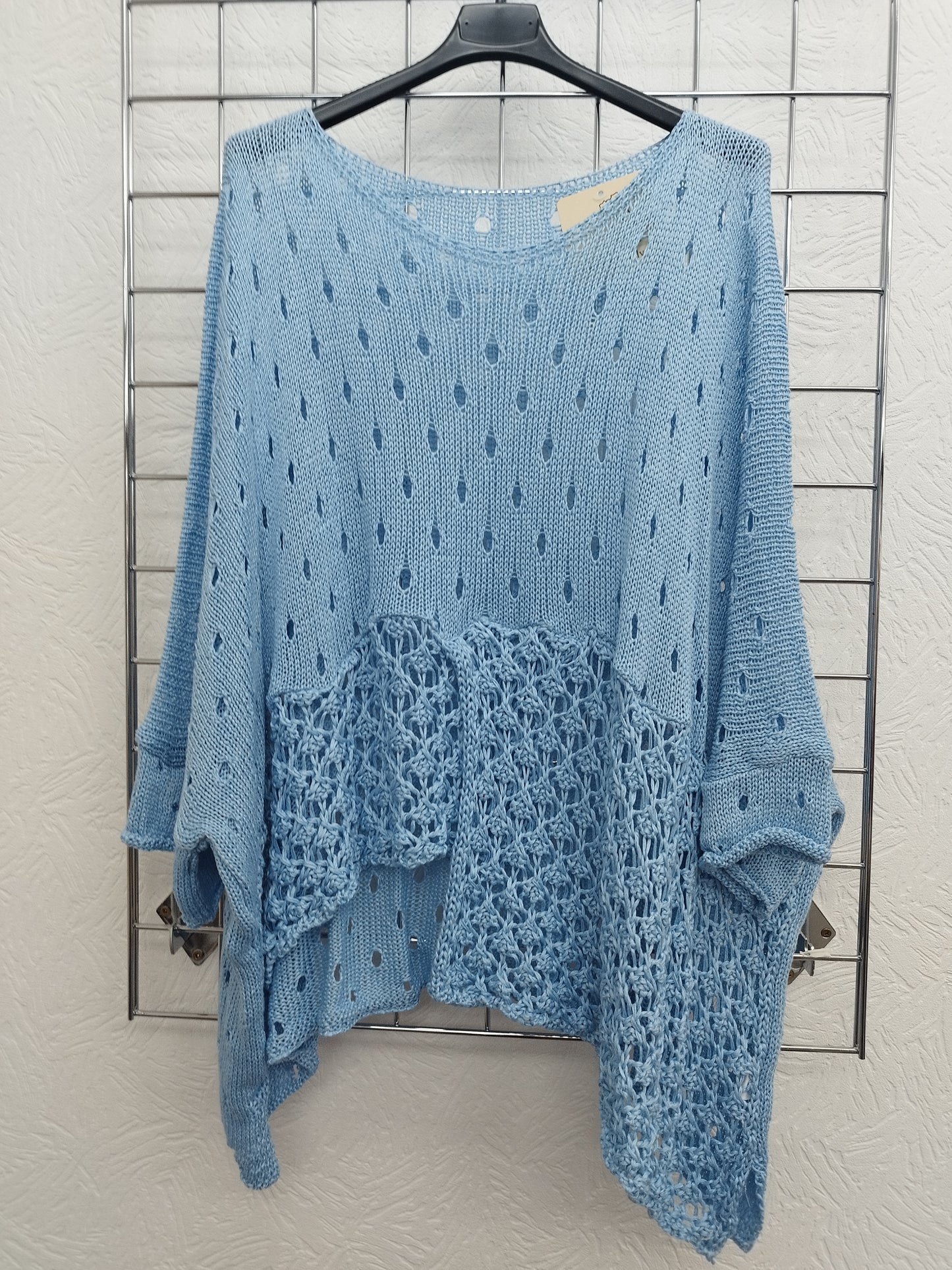 Sommerstrickpullover onesize 46-54, verschiedene Farben