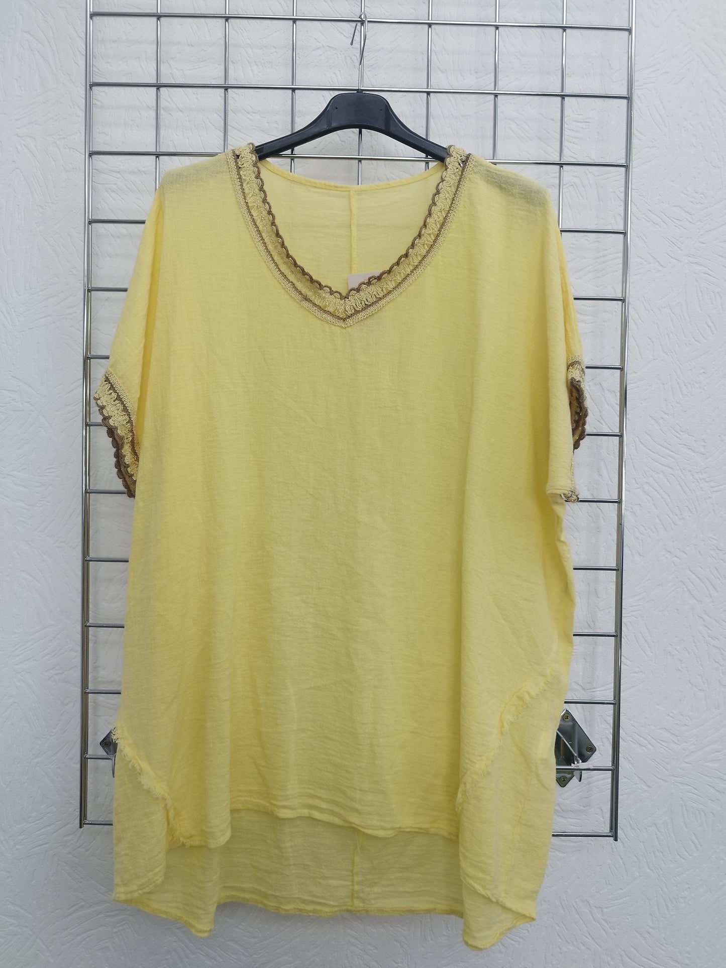 Shirt in Leinenoptik onesize 44-48, verschiedene Farben