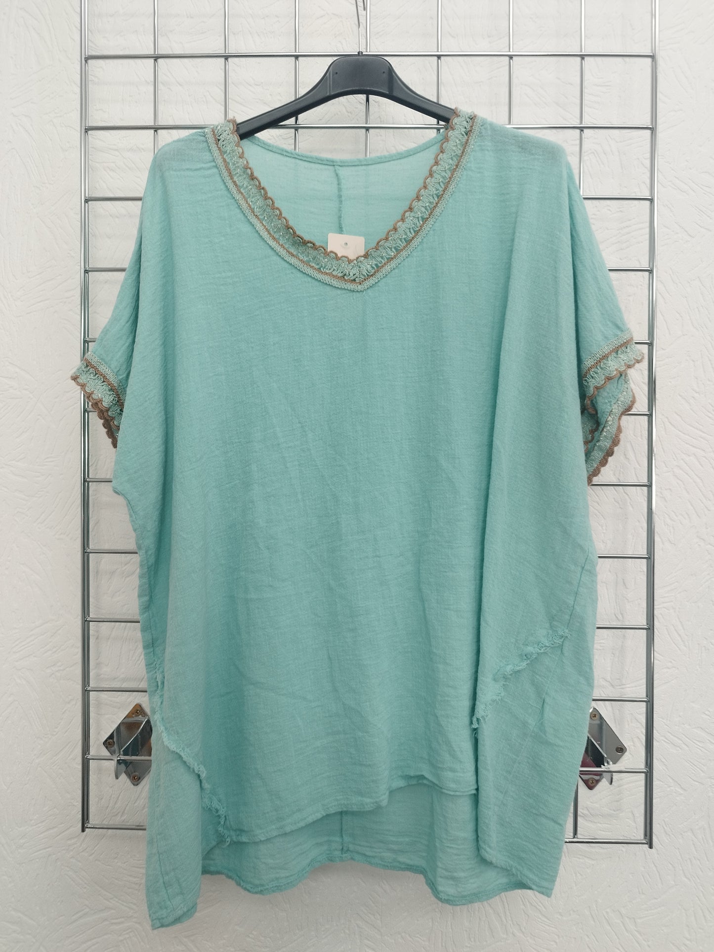 Shirt in Leinenoptik onesize 44-48, verschiedene Farben