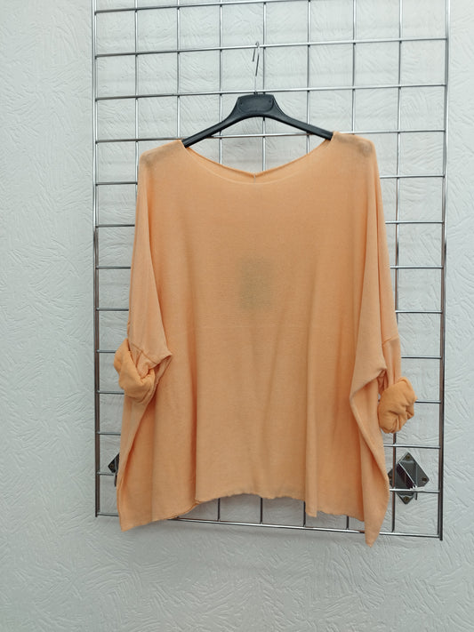 Sommerstrickpullover oversize 38-44