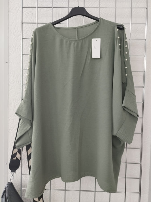 Blusenshirt Onesize 44-52, verschiedene Farben