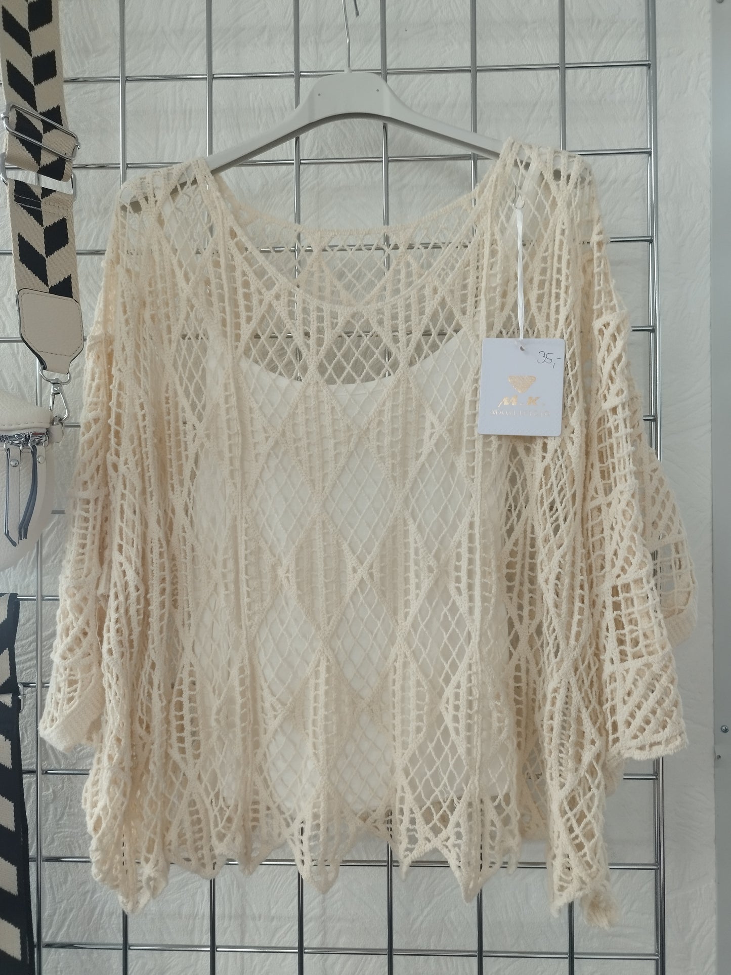 Häkelshirt 2-teilig onesize 38-42, verschiedene Farben