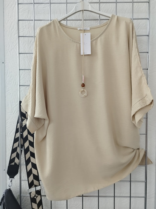 Blusenshirt Onesize 46-54, verschiedene Farben